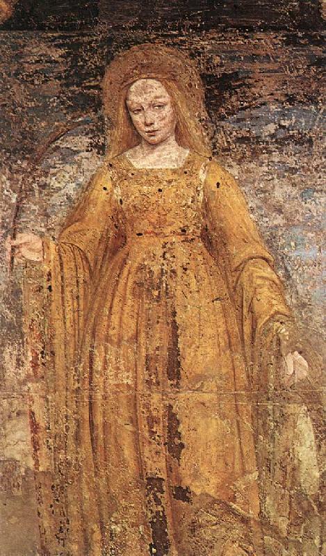 BORGOGNONE, Ambrogio St Catherine of Alexandria fd Sweden oil painting art